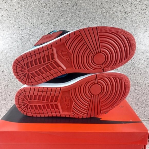 Nike Air Jordan 1 High OG UNC to Chicago Sneakers Women's Size 9 Men's 7 Shoes - Picture 9 of 12